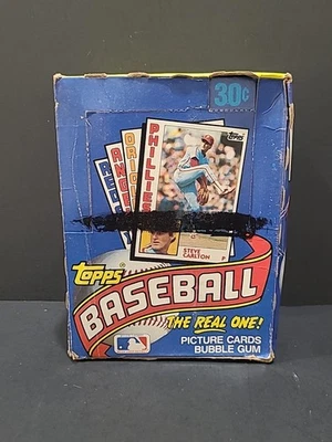 1984 Topps Baseball Wax Box. 34 SEALED PACKS ONLY. Don Mattingly, Strawberry RC - Image 1 of 4