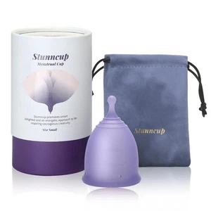 Stunncup Soft Menstrual Cup - Medical Grade Silicone Reusable Period Cup - BP... - Picture 1 of 7