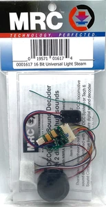 HO MRC 00111617 DCC SOUND DECODER 16 BIT UNIVERSAL LIGHT STEAM - Picture 1 of 1