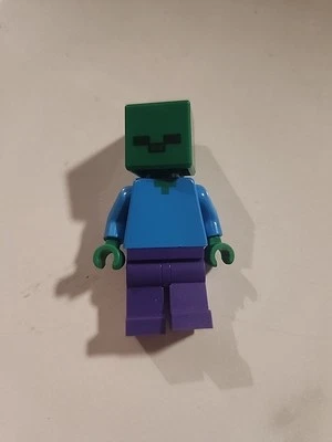 Lego Minecraft ZOMBIE Minifigure min010 Minifig Figure Rare HTF GUY DEAD - Image 1 of 4