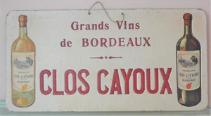 Three wine seller signs, Clos Cayoux, Phillips Bristol, J Durand - Picture 1 of 4