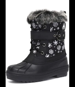 Kids snow winter boots Size (Little Kids 2) Boys Girls - Picture 1 of 3