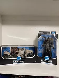 DC Multiverse Batman Dark Kinght: Death Matel And Batcycle - Picture 1 of 5