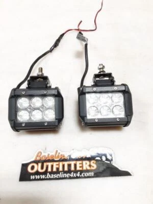 Jeep TJ Wrangler 2x4" Cubos de luz LED 1997 1998 1999 2000 2001 2002 2006 60276 Foto 1 de 4