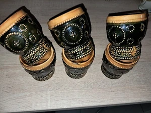 keramik becher ohne henkel 10 cm hoch, gebraucht - Bild 1 von 6