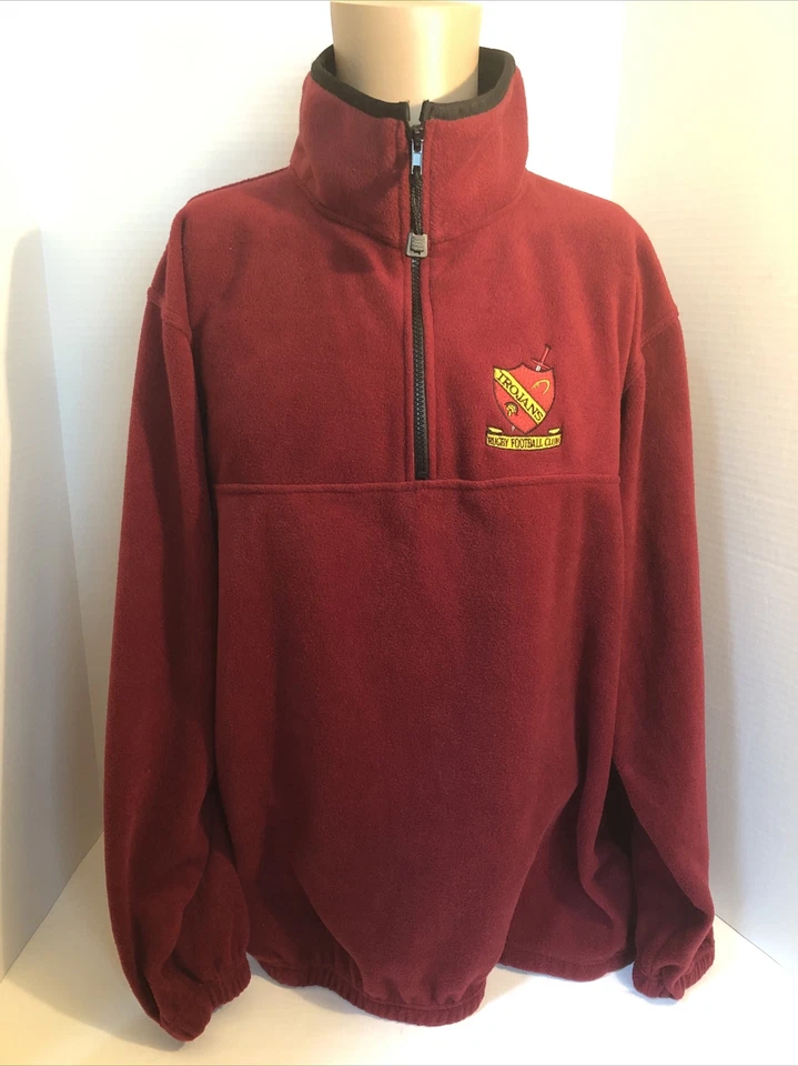 Colorado Timberline Grande Para Hombre Trojan Rugby Club de Fútbol Polar Pull Over Foto 1 de 4