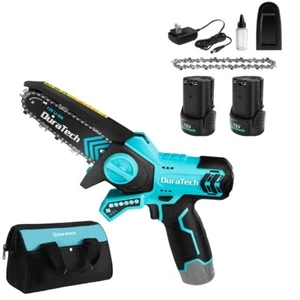 12V Mini Chainsaw, 6 Inch Electric Cordless One-Hand Operated Portable Wood Saw - Picture 1 of 10