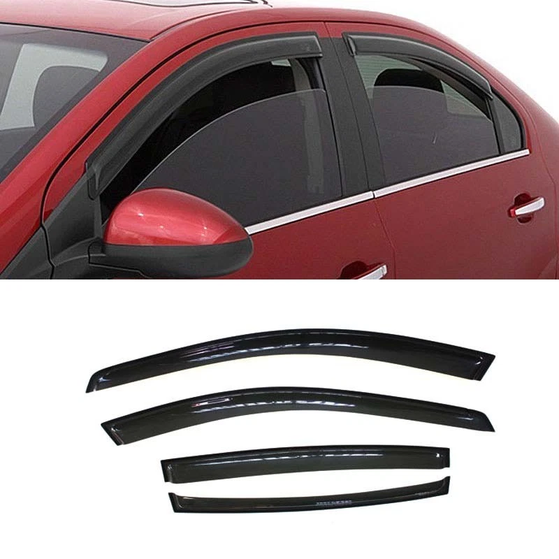 4pcs Smoke Window Visors For 02-06 Nissan Altima Sun/Rain Guard Vent Shade Side Foto 1 de 4