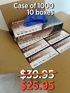 Nitrile Powder-Free Gloves Case of 1000 Large or 900 X-Large ONLY! $25.95 - Picture 1 of 14