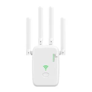 300Mbps WiFi Signal Extender Range Repeater Booster Internet Amplifier UK Plug - Picture 1 of 9