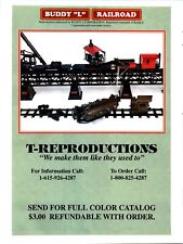 Buddy L Railroad T -Reproductions Vintage Print Advertisements Lot of 2
