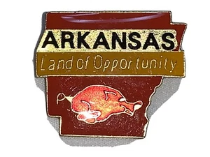 ARKANSAS STATE LAPEL PIN NEW - Picture 1 of 2
