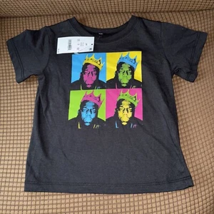 The Notorious B.I.G Tee Shirt Kinder Unisex 2T schwarz T-Shirt - Bild 1 von 4
