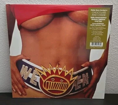 WEEN Chocolate & Cheese Deluxe Blue & Maroon Philly Splatter Vinyl 3xLP 1000 🆕✅ - Image 1 of 2