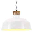 Industrial Hanging Lamp 42 cm White E27