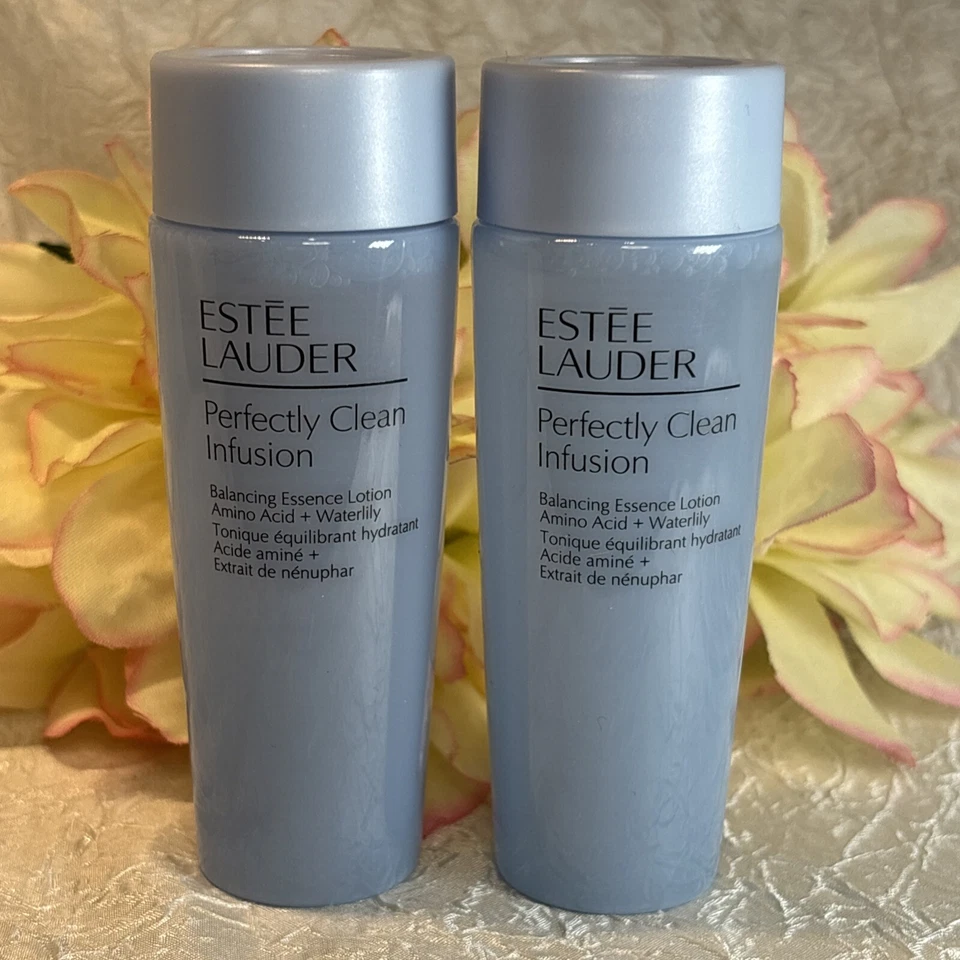 2 lociones para infusión Estee Lauder Perfectly Clean 1,7 oz Ea = 3,4 oz en total nuevas sin caja Foto 1 de 1