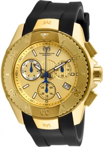 Reloj cronógrafo suizo Technomarine UF6 para hombre 45 mm dorado y negro TM-617001 - Imagen 1 de 8