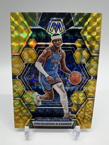 2022-23 Mosaic Shai Gilgeous-Alexander Reactive Yellow OKC Thunder No. 4