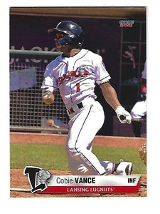 2021 Lansing Lugnuts Cobie Vance Oakland A's