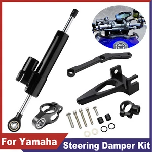 Linear Steering Damper Kit For Yamaha MT-09 FZ09 XSR900 2013-20 Stabilizer Mount - Picture 1 of 18