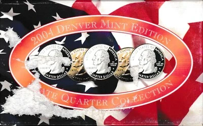 2004 Denver Mint Edition State Quarter Collection Proof Set - Image 1 of 2