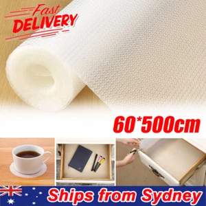 EVA Drawer Liner Non Slip Table Cupboard Cover Mat Transparent Shelf Cover Pad - Picture 1 of 14