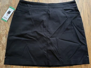 NEW Hilary Radley Ladies' Super Stretch Skort Black Size XL NWT - Picture 1 of 5