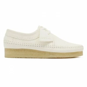 Clarks Originals Men Wallabee Weaver White Suede UK 7,8,9,10,11,12,13 G - Picture 1 of 4