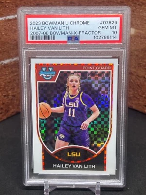 2023-24 Bowman University Chrome - 2007-08 Bowman Hailey Van Lith #07B-26... - Image 1 of 2