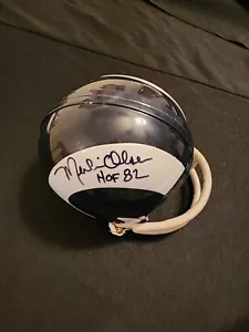 Merlin Olsen Los Angeles Rams signierter Minihelm Beckett - Bild 1 von 2