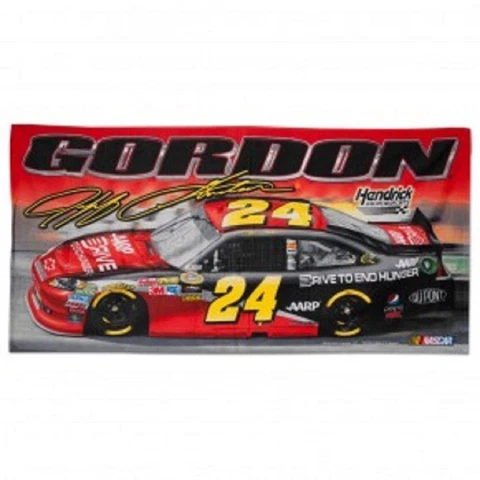 NASCAR Jeff Gordon # 24 Fight To End Hunger Wincraft 30" X 60" Beach Towel NEW! Cover