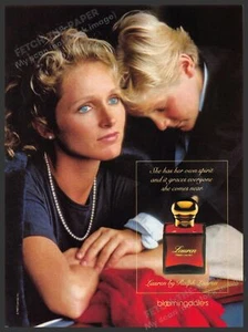 Lauren 1980s Magazine Print Advertisement 1987 Ralph Lauren "Her own spirit" - Picture 1 of 1