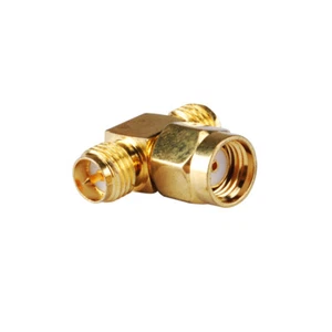 SMA Splitter / Joiner 3 WAY ADAPTER 2x RP SMA female to male Adapter Connector - Picture 1 of 3