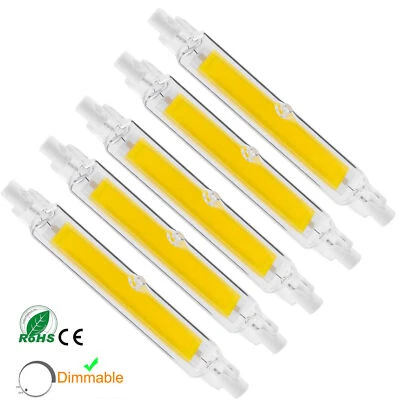 1X 2X 5X 10X R7s LED 78mm 118mm Glasröhre Glühbirne COB Ersetzen Halogenlampe DE - Bild 1 von 4