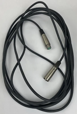Switchcraft XLR Male to Female 3 Pin Microphone Connector 18' Long Grey Cable - Image 1 of 4