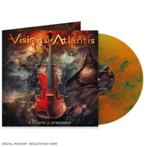 VISIONS OF ATLANTIS - A Pirate's Symphony - Vinyl-LP - orange green marbled Viny - Bild 1 von 2