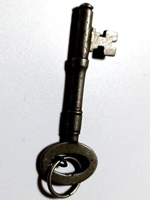 17th-19th Century Castle/Jail/Church Key #2 - Gray/Black - 2.75" x .75" - Image 1 of 3