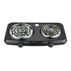 Double Burner Portable 120V 1800W Easy To Cook Elegant Classic Design Appliance - Picture 1 of 2