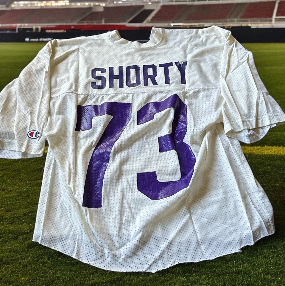 Camiseta deportiva CHAMPION vintage hecha en EE. UU. envejecida corta #73 para hombre talla M Foto 1 de 4