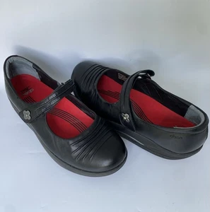 Abeo Rocs Bethan Black Mary Jane Leather Rocker 11 Toning Walking Comfort - Bild 1 von 15