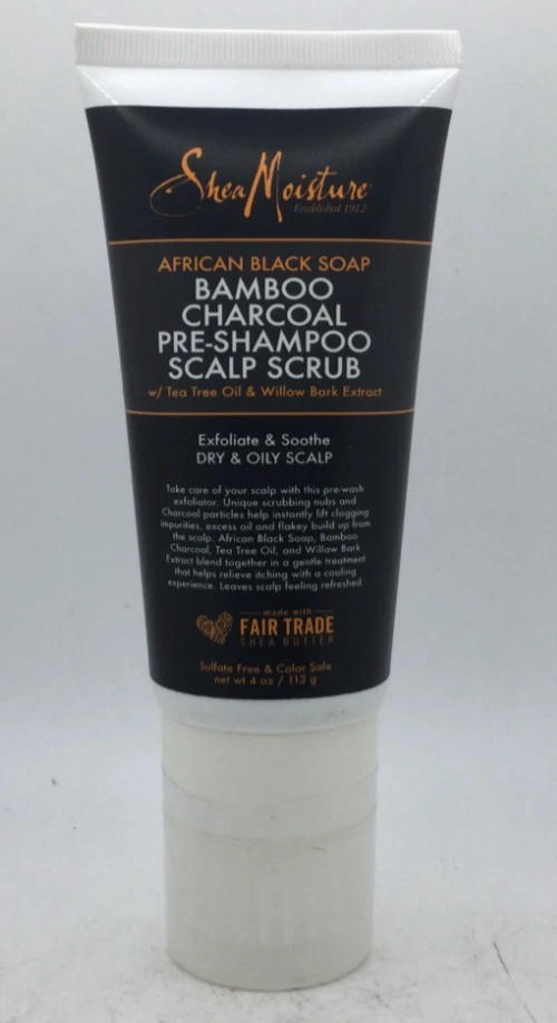 Shea Moisture African Black Soap Bamboo Charcoal Scalp Scrub 6 oz - Image 1 of 1