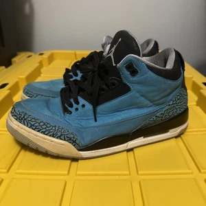 Scarpe Air Jordan 3 Retro Blu Cipria - Taglia Uomo 11,5 - Foto 1 di 5