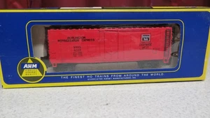 REFRIGERADOR AHM BURLINGTON EXPRESS BREX 67170 REFRIGERADOR FRIEGHT CAR IOB ESCALA HO - Imagen 1 de 4