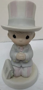 Figura de porcelana de colección 1992 Enesco Precious Moments "Dios bendiga a los Estados Unidos" # 527564 - Imagen 1 de 4