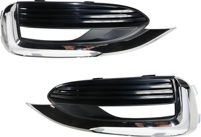 For 2018-2021 Enclave Fog Light Trim Front Black SET PAIR - Image 1 of 4