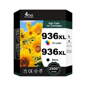 936XL 936e High Yield Ink Cartridge Compatible for OfficeJet 9120 9122e Offic... - Afbeelding 1 van 6