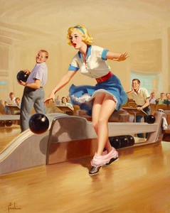 Vintage Pin Up 11 x 14" Photo Print - Picture 1 of 1