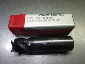 Minicut/VHicarb 3/4" 4 Flute Carbide CR Endmill .040" R 6001-40650NF (LOC1587) - Picture 1 of 4