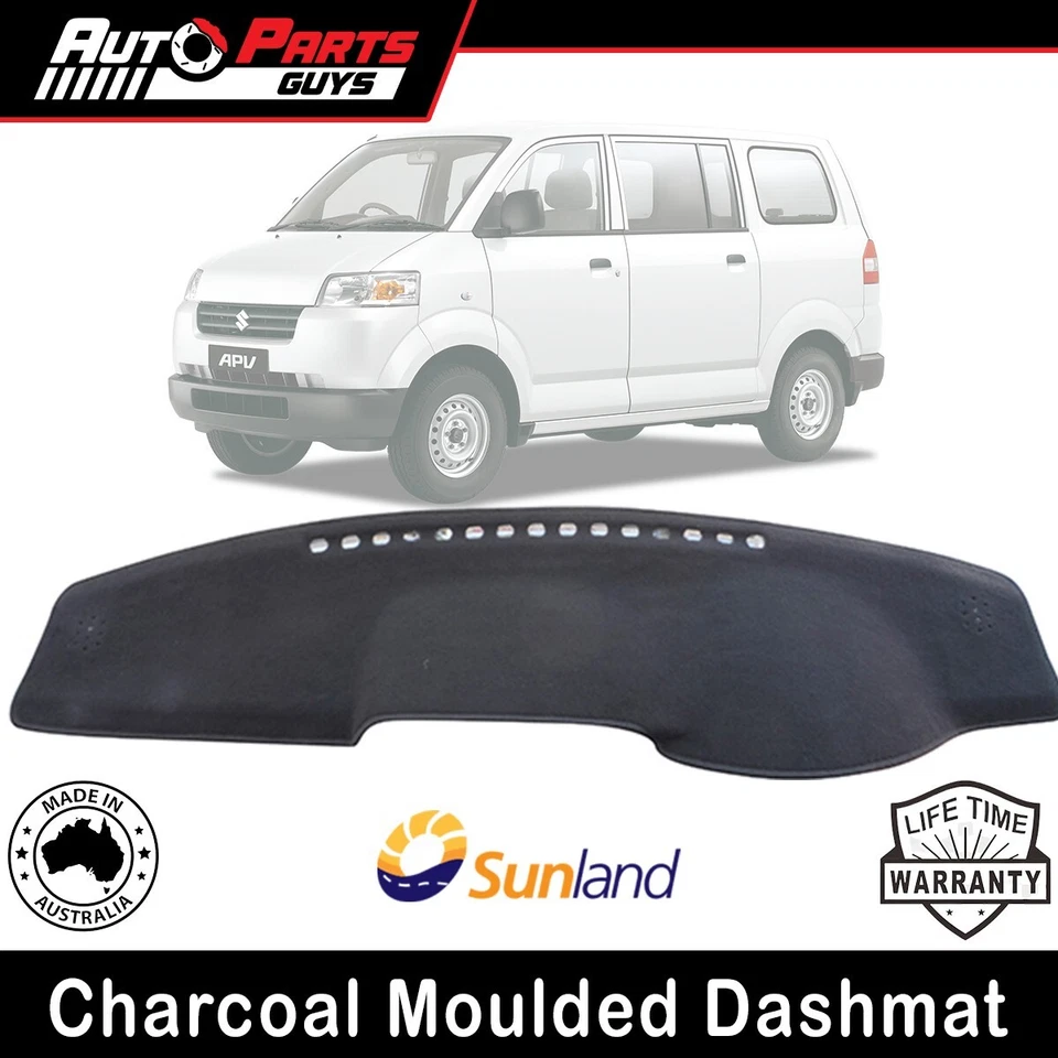 Fits Suzuki APV 2005 2006 2007 2008 2009 2010 2011 2012 - 2018 Charcoal Dashmat - Image 1 of 2