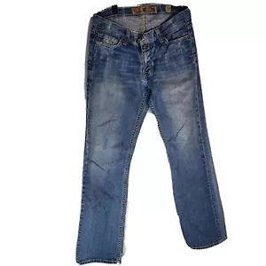 BKE Buckle Mens Jeans Sz30 Approx 30x32 Blue Brayden Straight Leg Denim - Picture 1 of 9